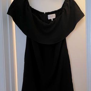Charles Henry medium off the shoulder cocktail dress